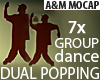 Dual POPPING group dance