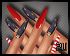 2u 4th July Nails