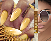 wc  Gold.Ombre nails