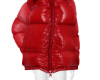 Red Puffed Coat