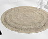 Round Beige Rug