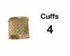 Cuffs Gold Set 4