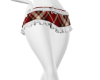 plaid skirt red