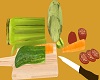 Animated Chop Vegetables