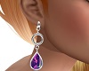 *Amethyst Drop Earrings*