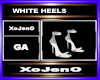 WHITE HEELS