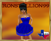 IS Blue Mini Lace Dress