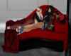 O*Red cuddle couch