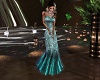 Turquoise Evening Gown