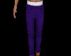 Purple Twill Chino Pants