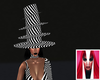 4 Striped Hats