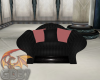 black+mauve psless chair