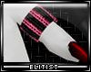 E> Black&Pink Thumb ring