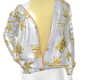 Silky White & GoldHoodie