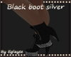 black boot silver 