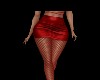 Red Fishnet Skirt