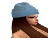 brown with blue hat