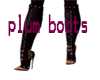plum boots