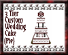 {Pie}Custom Wedding Cake