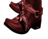 burgandy ankle boot