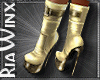 Wx:Party Gold Ankle Boot