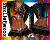 [L] Rainbow Skirt Outfit