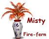 Lobby Vase fire-fern