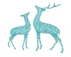 MJ-Christmas Teal Deers