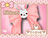 !@ Bunny Bow Pink