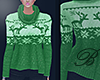 Xmass Green Sweater e