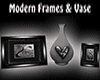 Modern Frames & Vase