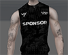 Black Muscle Top + Tatto
