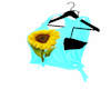 Teal Sunflower Shirt