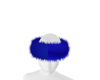 fur blue hat