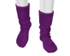 *B* Cozy Purple Socks