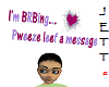 BRB ing head sign