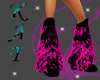 {KAT} Pink Rave Boots