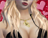 golden half heart