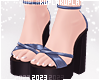 $K Bella Blue Heels