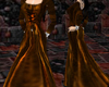 *E* brown medieval gown