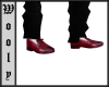 Dress shoes red