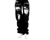 Ripped Black Pants F