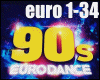 PACK - 3 EURO 90 s