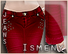 [Is] Flare Jeans Red