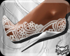 ! Esme White Lace Pumps