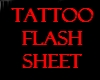 tattoo flash display