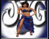 JjG Blue Bikini Sarong