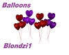 purple red Balloons