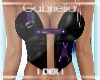 Latex Bustier Purple