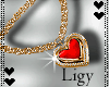 Lg-Linan Heart Necklace